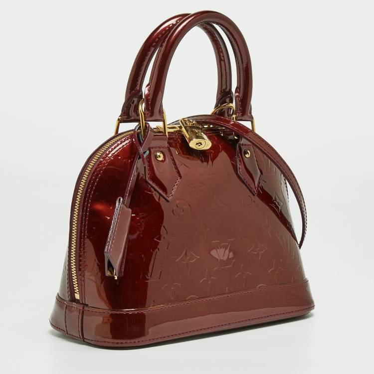 مملوكة مسبقًا Louis Vuitton Amarante Monogram Vernis Alma BB Bag
