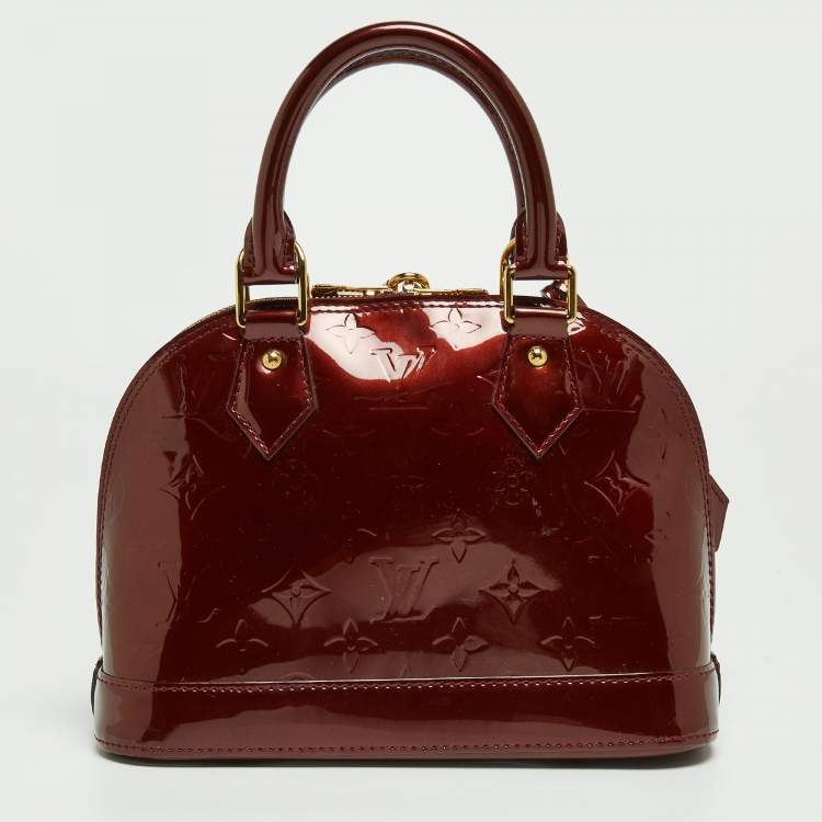 مملوكة مسبقًا Louis Vuitton Amarante Monogram Vernis Alma BB Bag