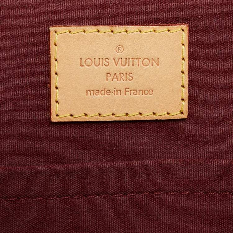 مملوكة مسبقًا Louis Vuitton Amarante Monogram Vernis Alma BB Bag