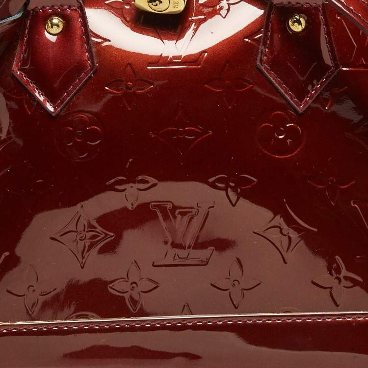 مملوكة مسبقًا Louis Vuitton Amarante Monogram Vernis Alma BB Bag
