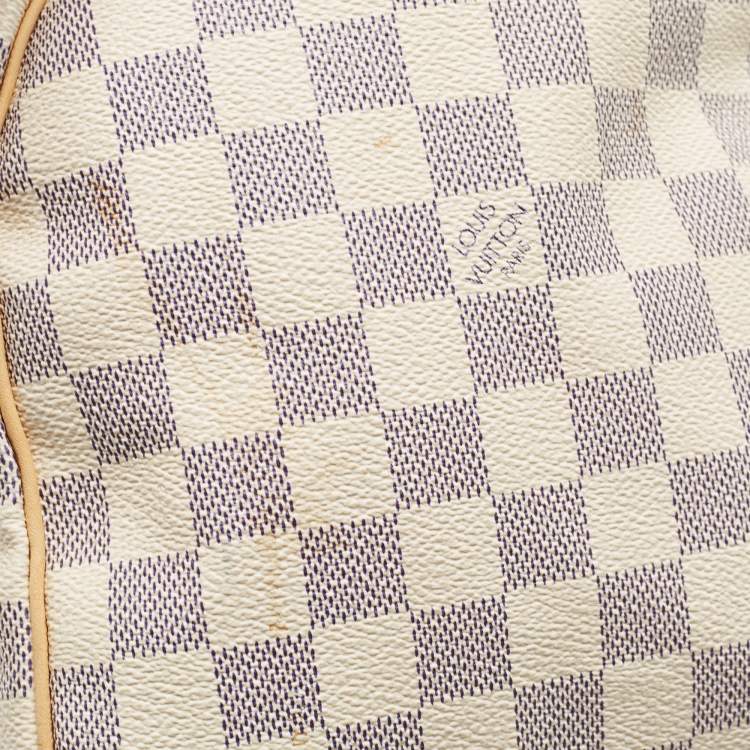 Pre Owned Louis Vuitton Damier Azur Canvas Speedy 30 Bag