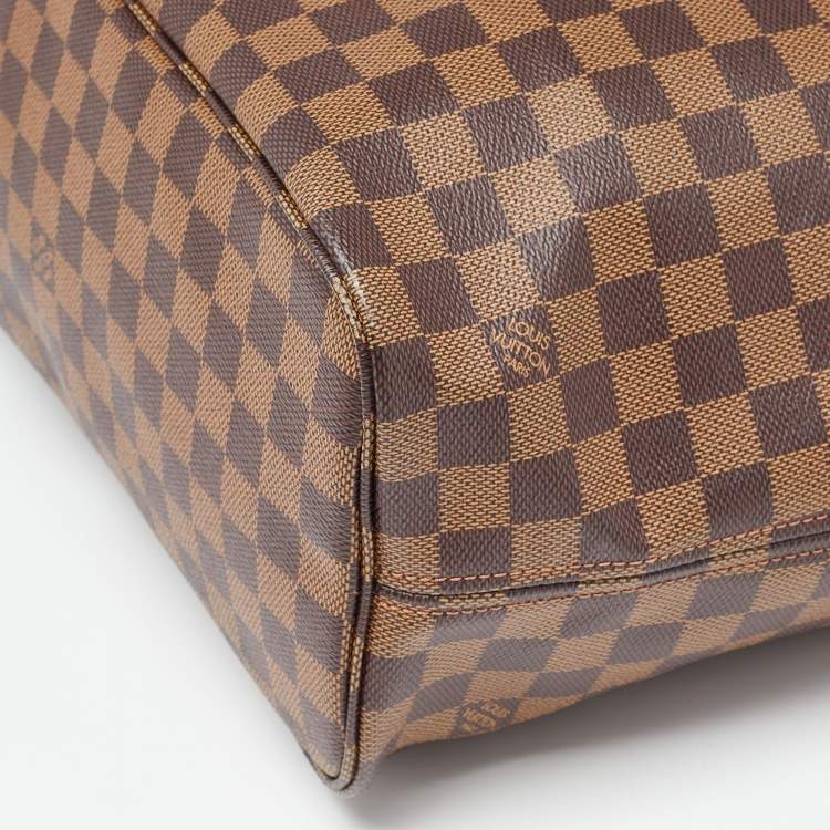 Pre Owned Louis Vuitton Damier Ebene Canvas Neverfull MM Bag