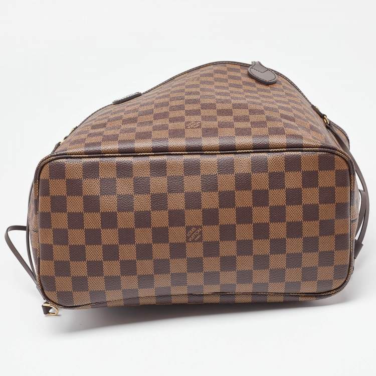 Pre Owned Louis Vuitton Damier Ebene Canvas Neverfull MM Bag