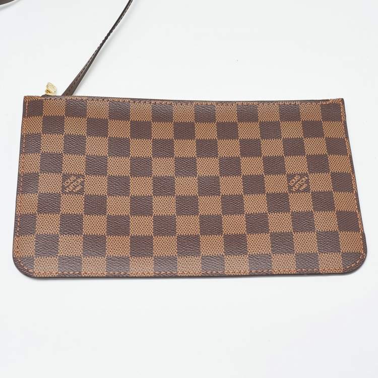 Pre Owned Louis Vuitton Damier Ebene Canvas Neverfull MM Bag
