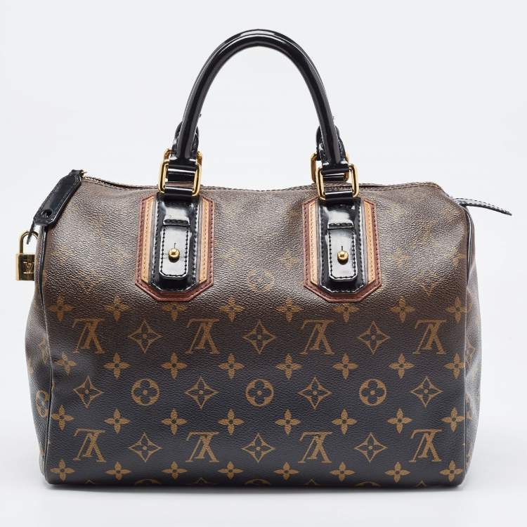 Pre Owned Louis Vuitton Monogram Canvas Limited Edition Mirage Speedy 30 Bag