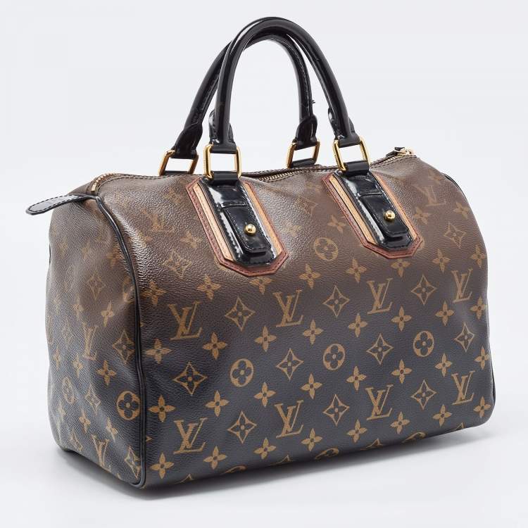 Pre Owned Louis Vuitton Monogram Canvas Limited Edition Mirage Speedy 30 Bag