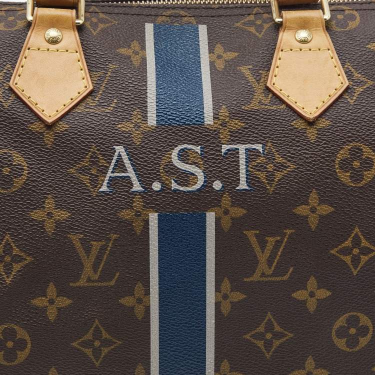Pre Owned Louis Vuitton Monogram Canvas My LV Heritage Speedy 30 Bag