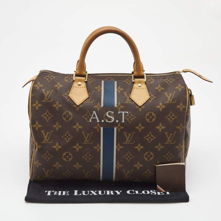 Pre Owned Louis Vuitton Monogram Canvas My LV Heritage Speedy 30 Bag