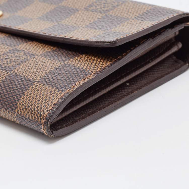Pre Owned Louis Vuitton Monogram Canvas Canvas  Sarah Wallet