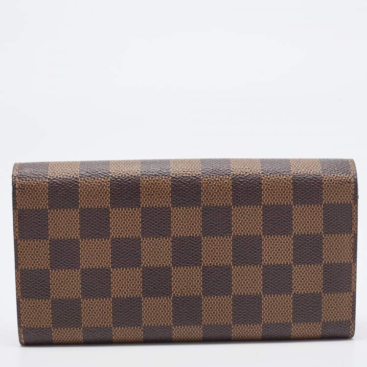 Pre Owned Louis Vuitton Monogram Canvas Canvas  Sarah Wallet