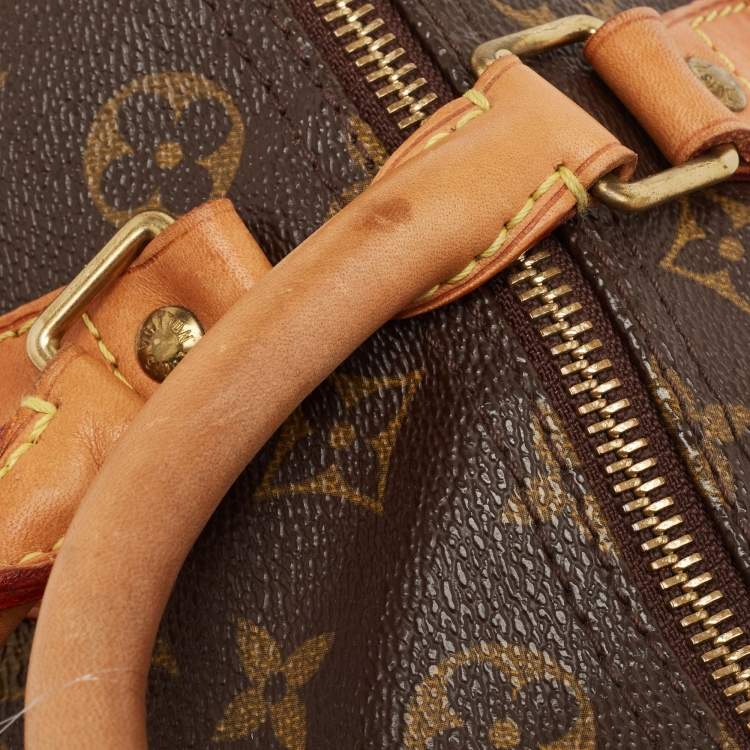 Pre Owned Louis Vuitton Brown Monogram Canvas Speedy 30 Top Handle Bag