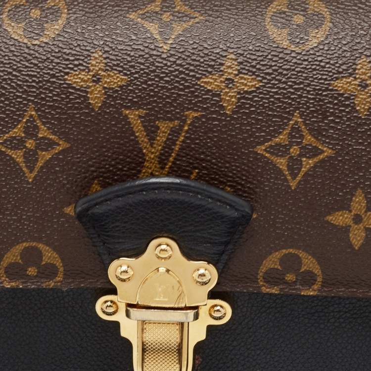 Pre Owned Louis Vuitton Black Monogram Canvas Victoire Bag