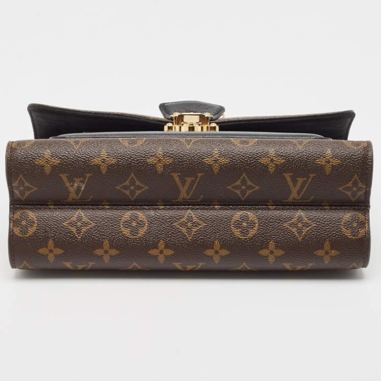 Pre Owned Louis Vuitton Black Monogram Canvas Victoire Bag