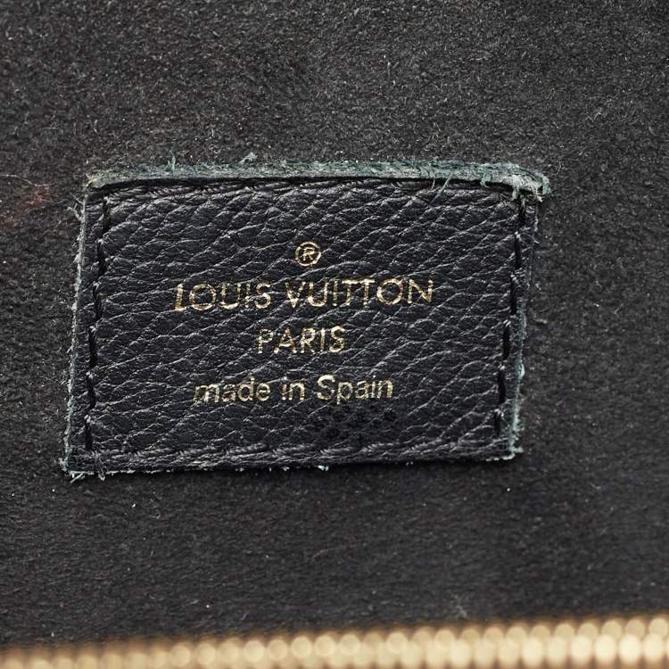 Pre Owned Louis Vuitton Black Monogram Canvas Victoire Bag