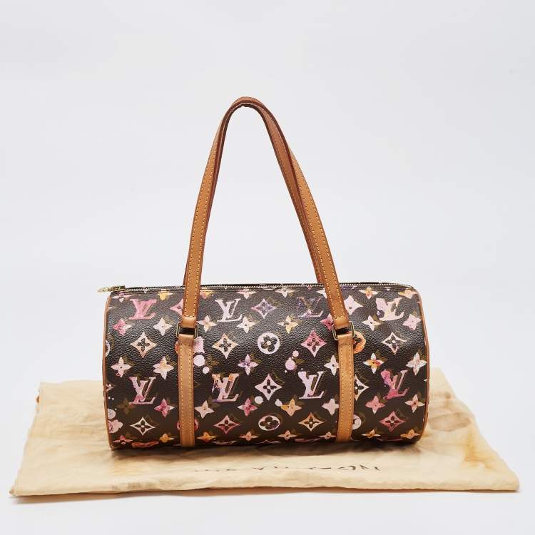 Pre Owned Louis Vuitton Monogram Canvas Watercolor Richard Prince Papillon 30 Bag