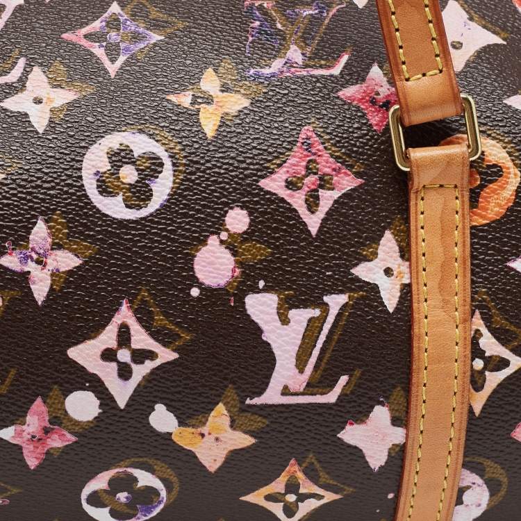 Pre Owned Louis Vuitton Monogram Canvas Watercolor Richard Prince Papillon 30 Bag