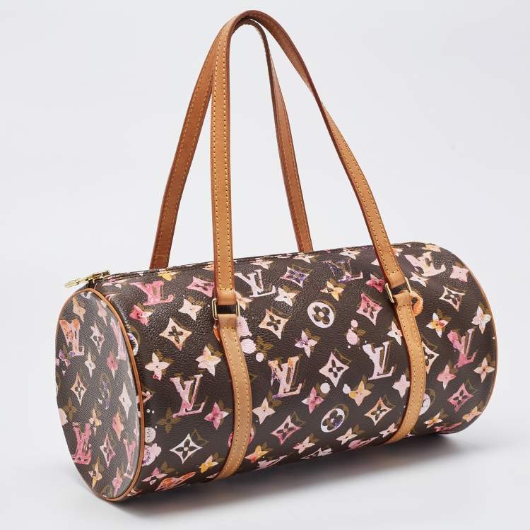 Pre Owned Louis Vuitton Monogram Canvas Watercolor Richard Prince Papillon 30 Bag