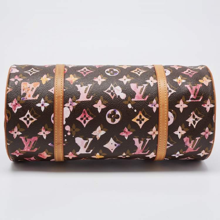 Pre Owned Louis Vuitton Monogram Canvas Watercolor Richard Prince Papillon 30 Bag