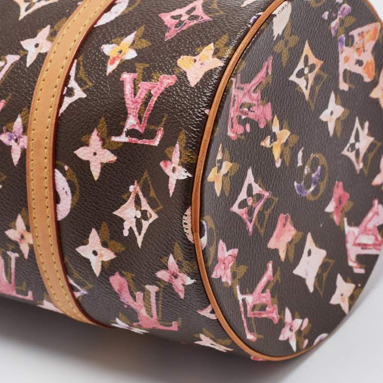 Pre Owned Louis Vuitton Monogram Canvas Watercolor Richard Prince Papillon 30 Bag