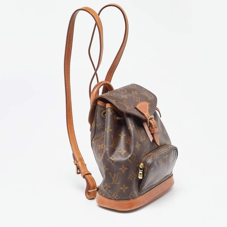 Pre Owned Louis Vuitton Monogram Canvas Mini Montsouris Backpack