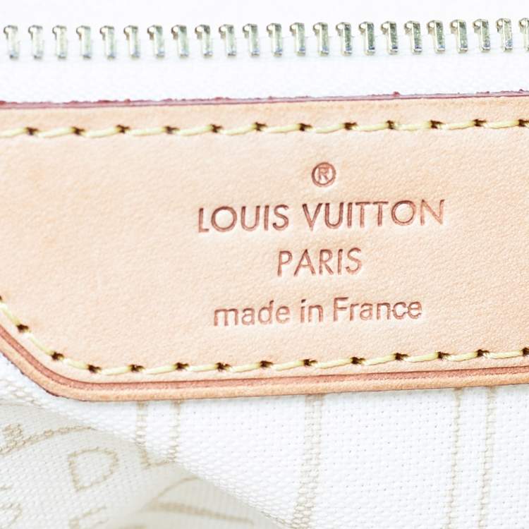 Pre Owned Louis Vuitton Damier Azur Canvas Neverfull MM Bag