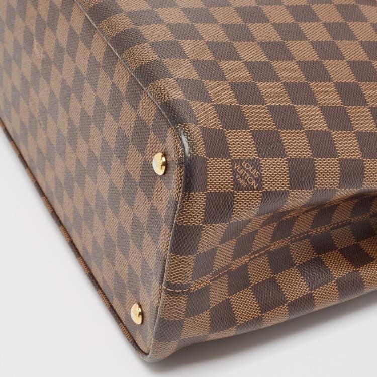 Pre Owned Louis Vuitton Damier Ebene Canvas Kensington V Bag