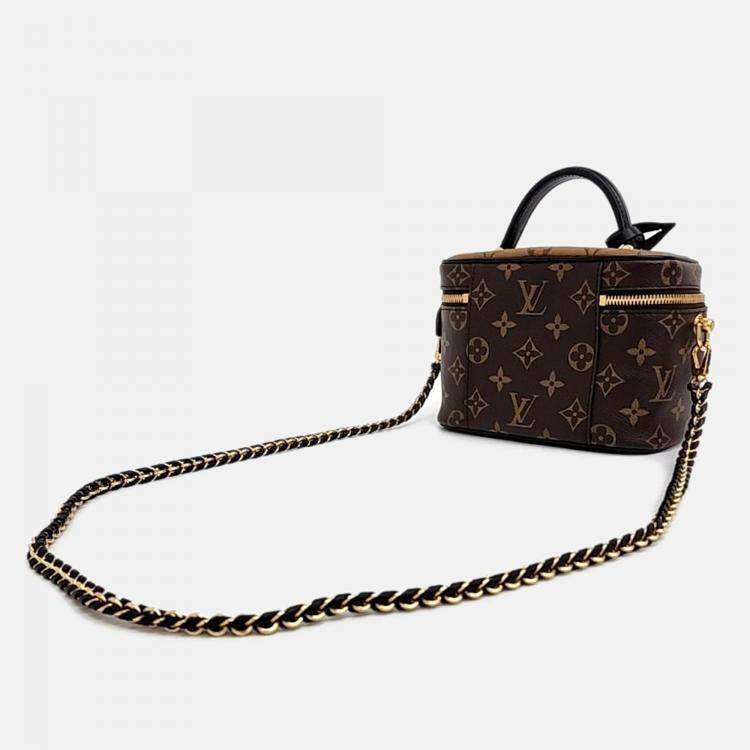 Pre Owned Louis Vuitton Brown Canvas Vanity PM bag