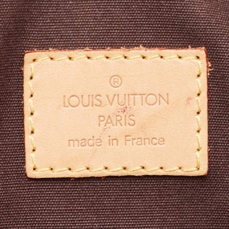 Pre Owned Louis Vuitton Amarante Monogram Vernis Summit Drive Bag