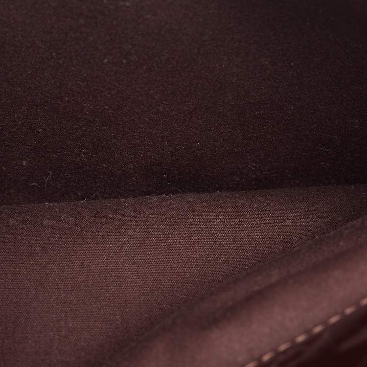 Pre Owned Louis Vuitton Amarante Monogram Vernis Summit Drive Bag