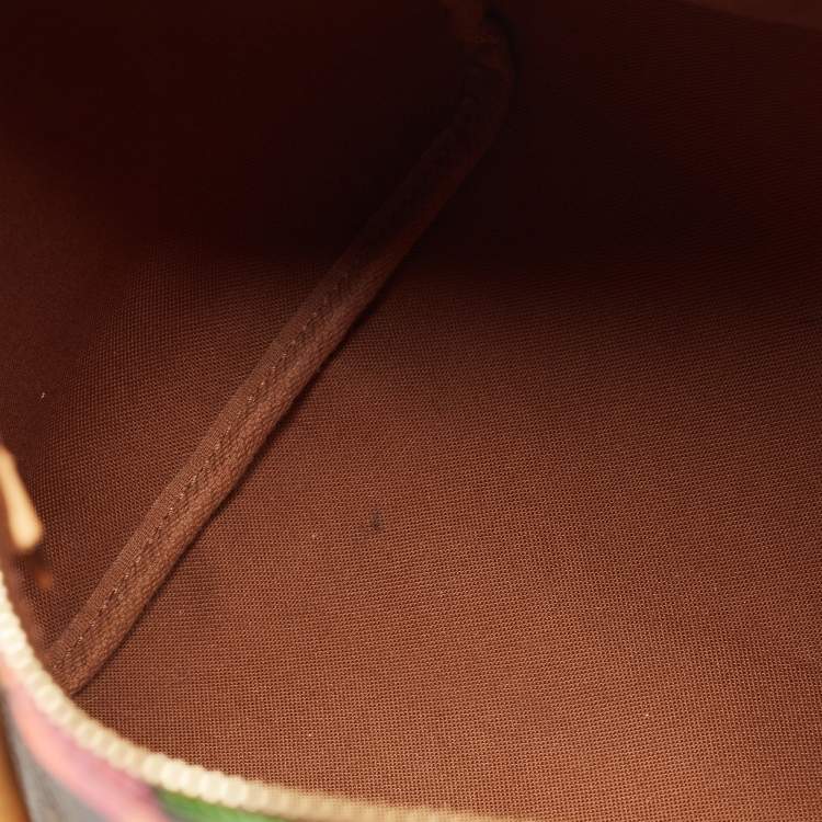 Pre Owned Louis Vuitton Multicolor Monogram Canvas Limited Edition Stephen Sprouse Roses Speedy 30 Bag