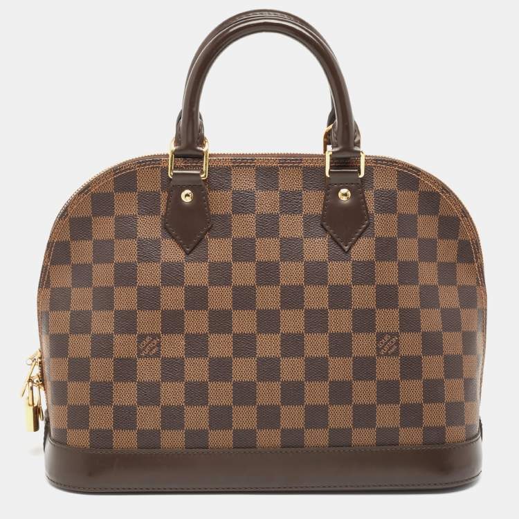 Louis Vuitton Brown Damier Ebene Canvas Alma PM Handbag Louis Vuitton