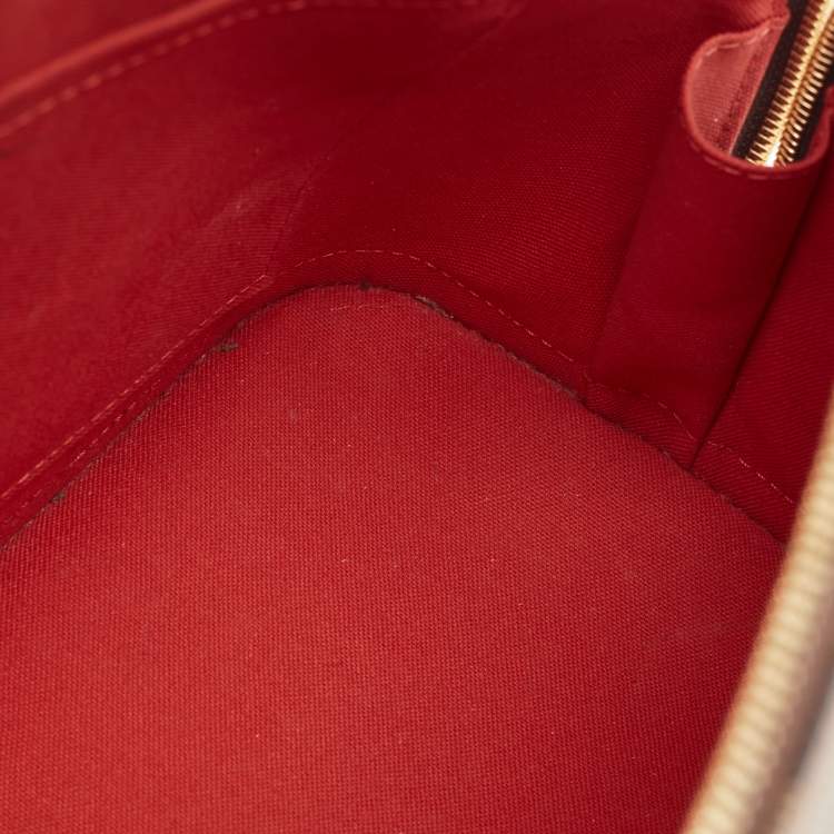 Pre Owned Louis Vuitton Brown Damier Ebene Canvas Alma PM Handbag