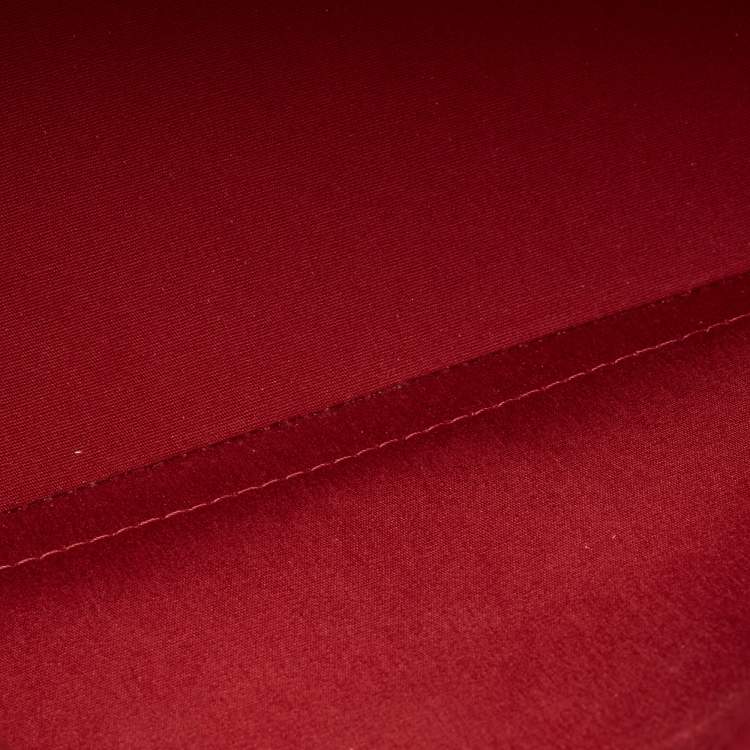 مملوكة مسبقًا Louis Vuitton Red Monogram Vernis Alma GM