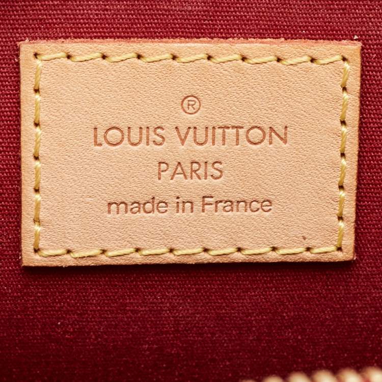 مملوكة مسبقًا Louis Vuitton Red Monogram Vernis Alma GM