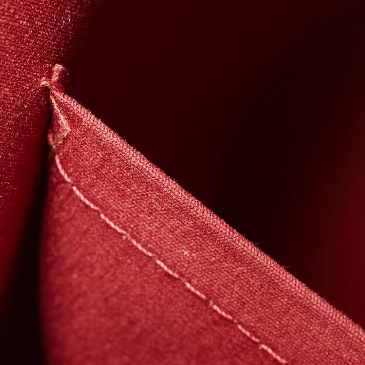 مملوكة مسبقًا Louis Vuitton Red Monogram Vernis Alma GM
