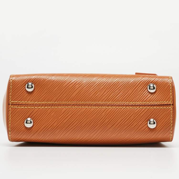 Pre Owned Louis Vuitton Gold Honey Epi Leather Mini Cluny Bag