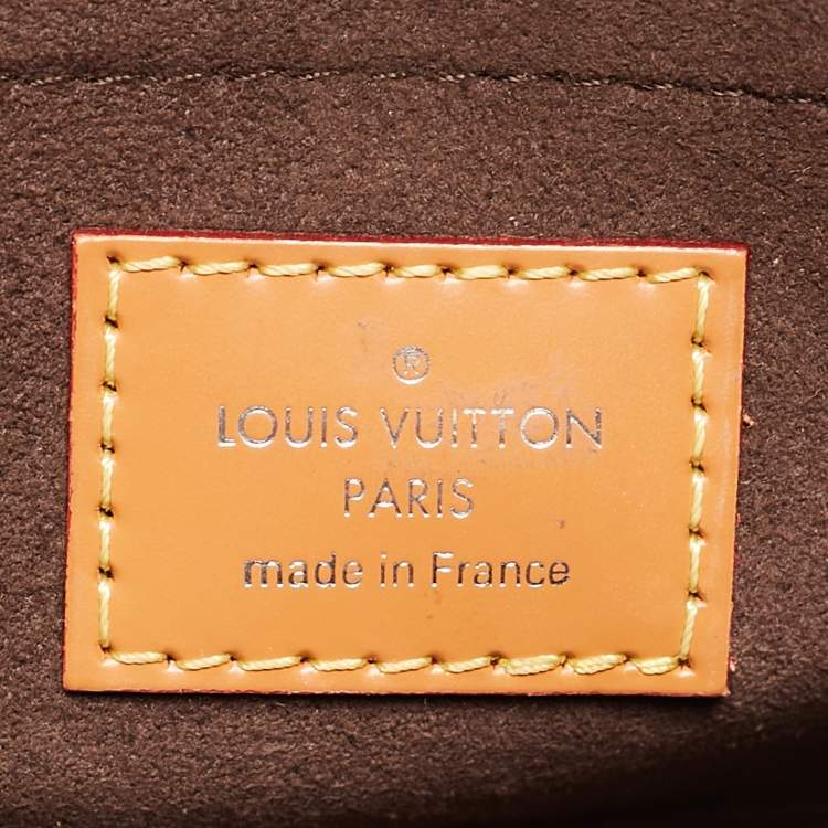Pre Owned Louis Vuitton Gold Honey Epi Leather Mini Cluny Bag
