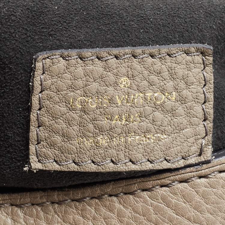 Pre Owned Louis Vuitton Grey Monogram Mahina Leather Solar PM Bag