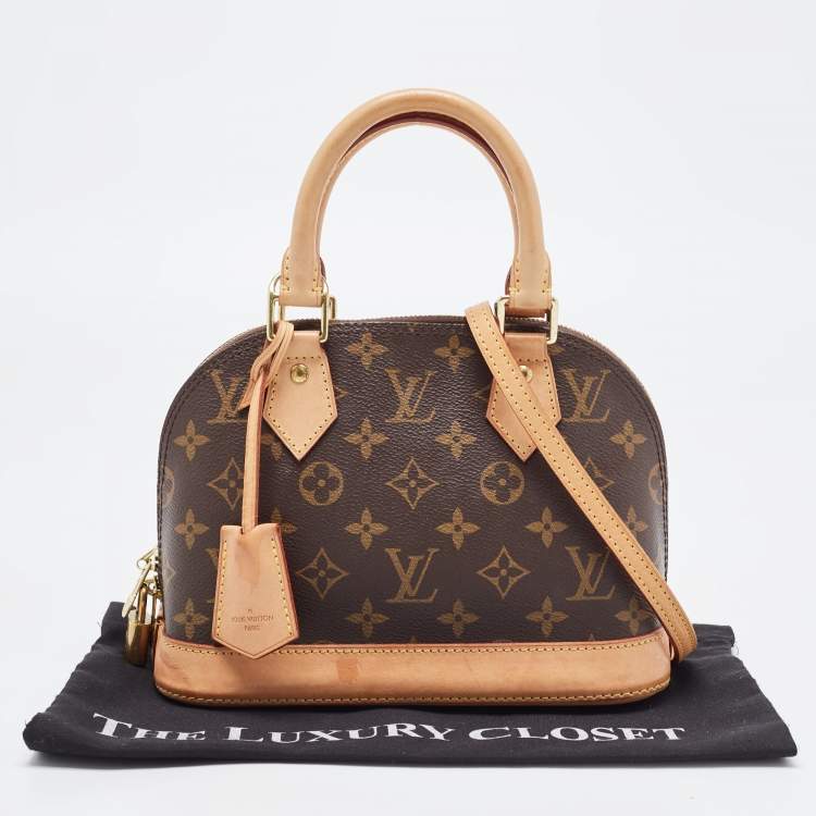 Pre Owned Louis Vuitton Monogram Canvas Alma BB Bag