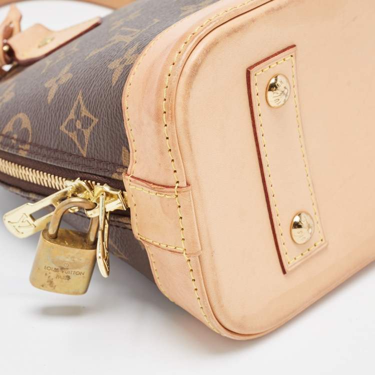 Pre Owned Louis Vuitton Monogram Canvas Alma BB Bag