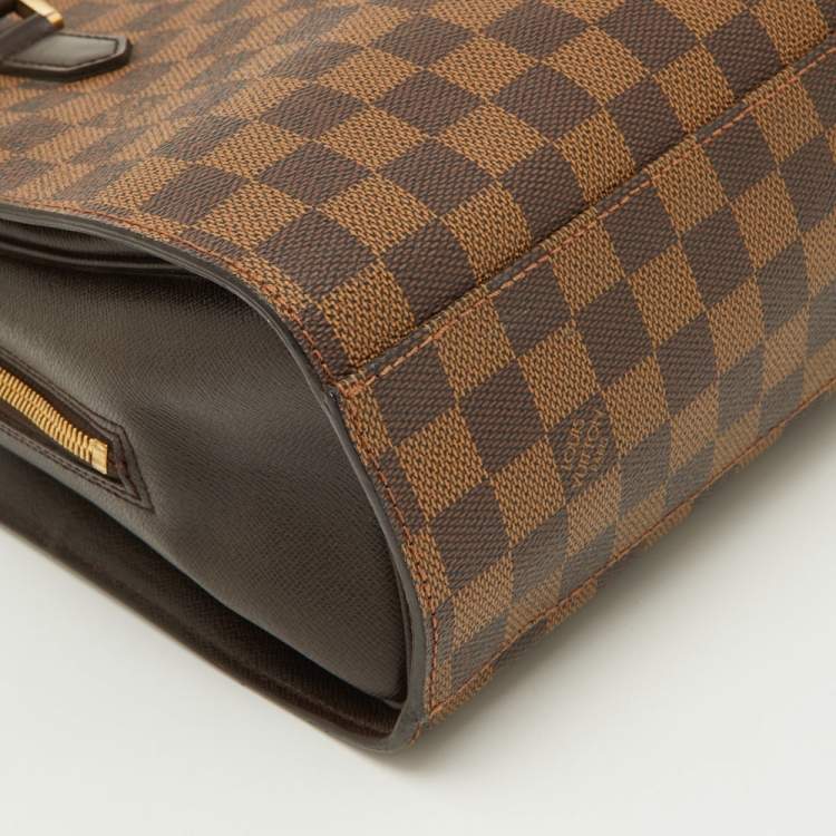 Pre Owned Louis Vuitton Damier Ebene Canvas Triana Bag