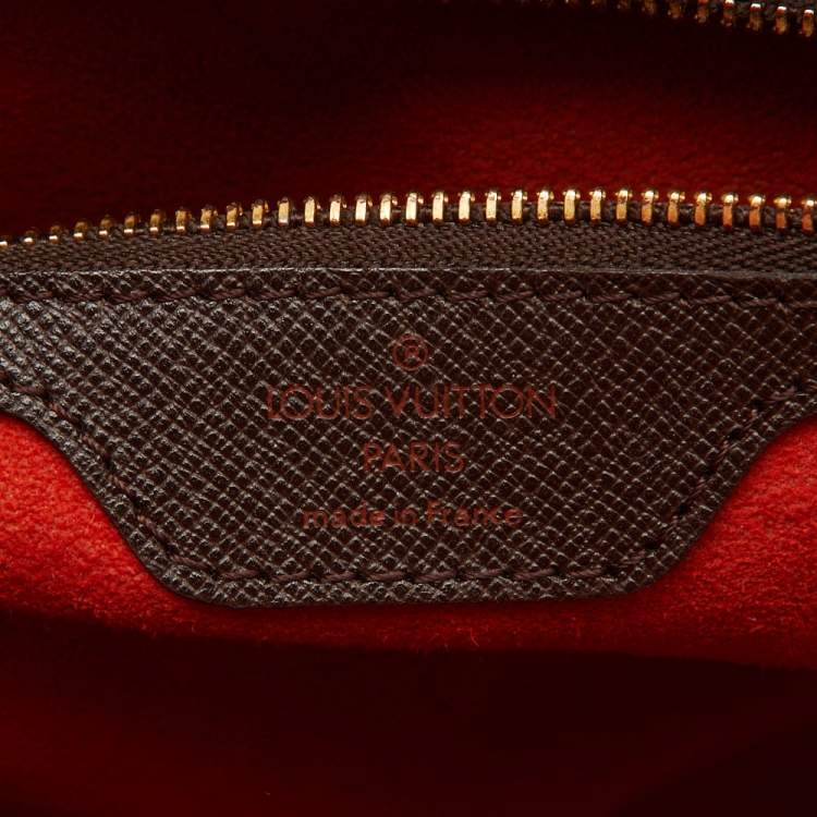 Pre Owned Louis Vuitton Damier Ebene Canvas Triana Bag