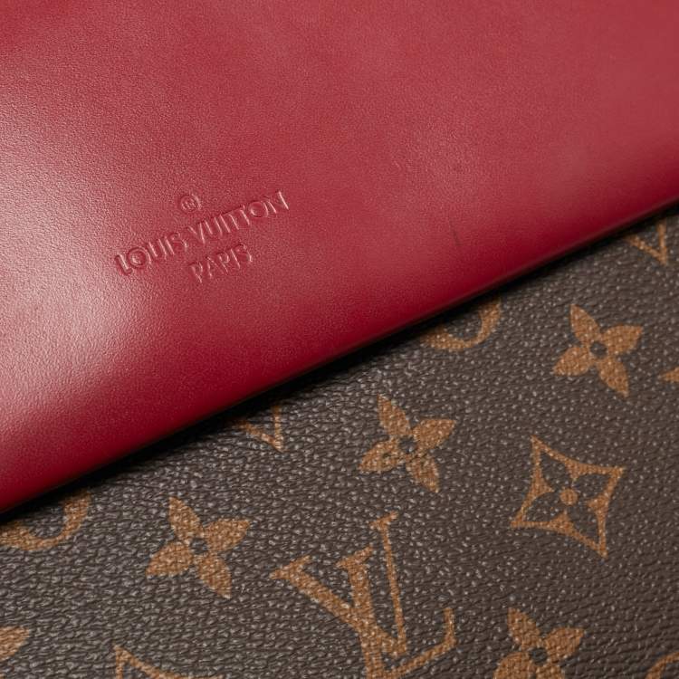 Pre Owned Louis Vuitton Tricolor Monogram Canvas and Leather Cluny BB Top Handle Bag