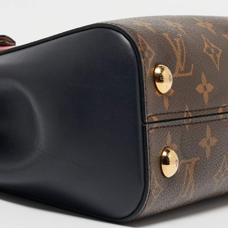 Pre Owned Louis Vuitton Tricolor Monogram Canvas and Leather Cluny BB Top Handle Bag