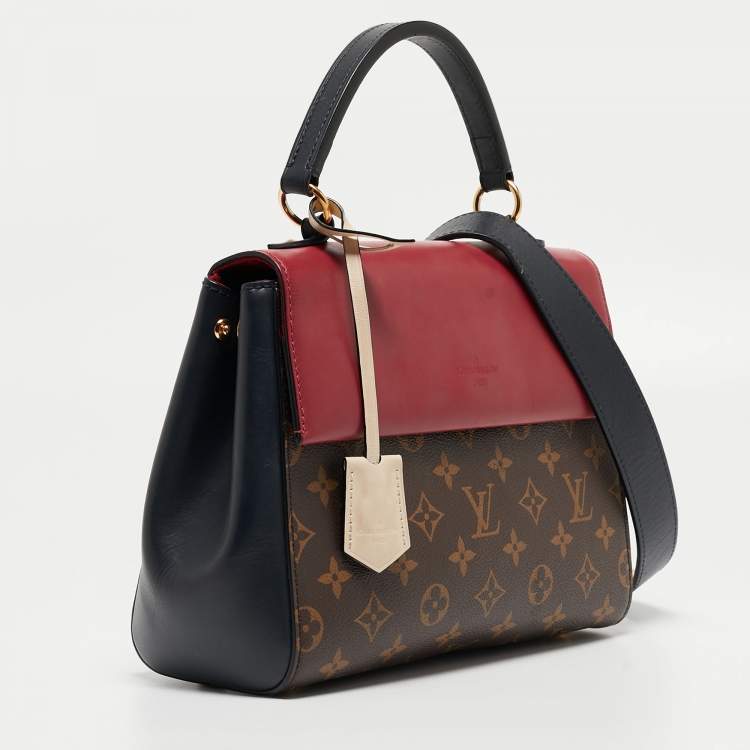Pre Owned Louis Vuitton Tricolor Monogram Canvas and Leather Cluny BB Top Handle Bag