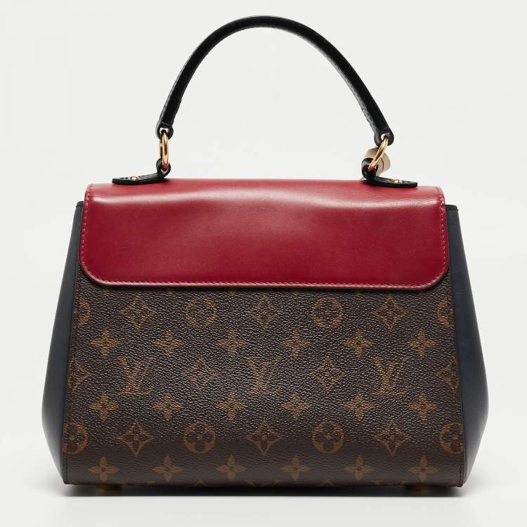 Pre Owned Louis Vuitton Tricolor Monogram Canvas and Leather Cluny BB Top Handle Bag