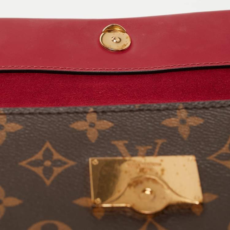 Pre Owned Louis Vuitton Tricolor Monogram Canvas and Leather Cluny BB Top Handle Bag