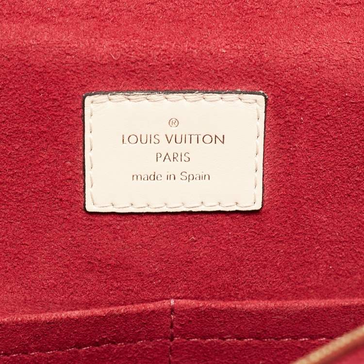 Pre Owned Louis Vuitton Tricolor Monogram Canvas and Leather Cluny BB Top Handle Bag