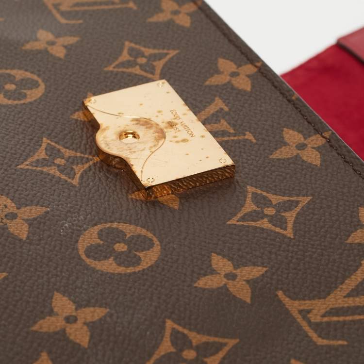 Pre Owned Louis Vuitton Tricolor Monogram Canvas and Leather Cluny BB Top Handle Bag