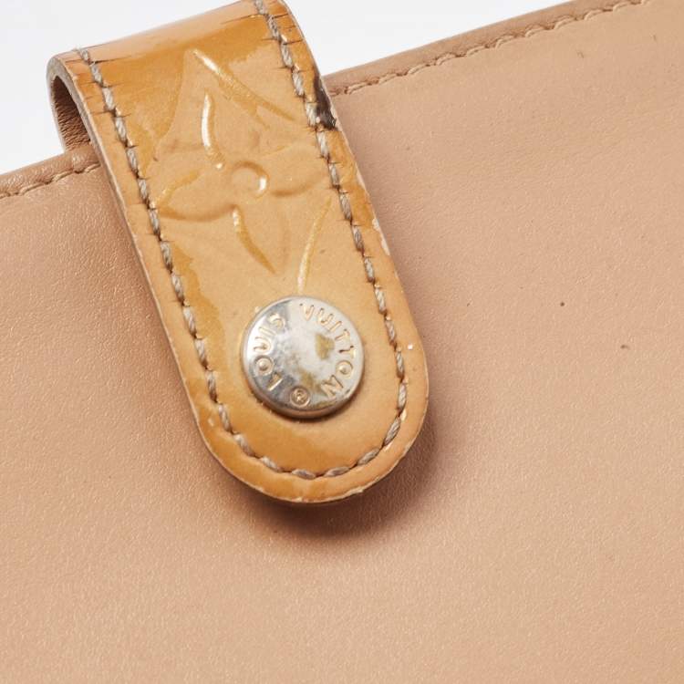 Pre Owned Louis Vuitton Noisette Monogram Vernis Portefeuille Viennois Wallet